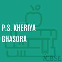 P.S. Kheriya Ghasora Primary School Logo