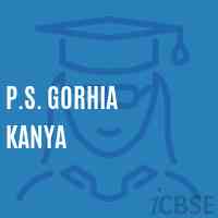 P.S. Gorhia Kanya Primary School Logo