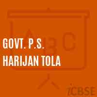 Govt. P.S. Harijan Tola Primary School Logo