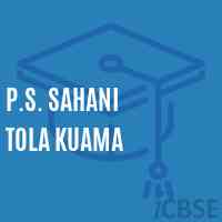 P.S. Sahani Tola Kuama Primary School Logo