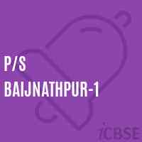 P/s Baijnathpur-1 Primary School Logo