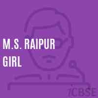 M.S. Raipur Girl Middle School Logo