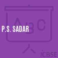 P.S. Sadar Primary School Logo