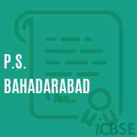P.S. Bahadarabad Primary School Logo