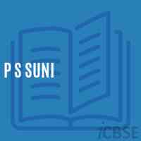 P S Suni Primary School Logo