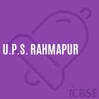 U.P.S. Rahmapur Middle School Logo