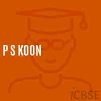 P S Koon Primary School Logo