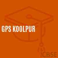 Gps Koolpur Primary School Logo
