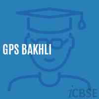Gps Bakhli Primary School Logo