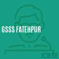 Gsss Fatehpur High School Logo