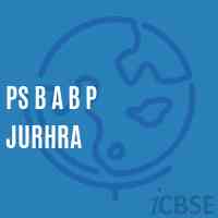 Ps B A B P Jurhra Primary School Logo