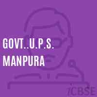 Govt..U.P.S. Manpura Middle School Logo
