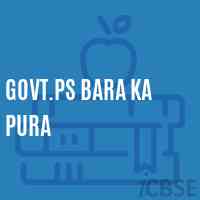 Govt.Ps Bara Ka Pura Primary School Logo