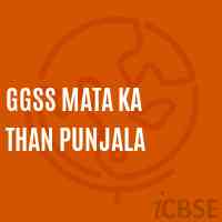 Ggss Mata Ka Than Punjala Secondary School Logo