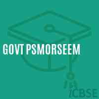 Govt Psmorseem Primary School Logo