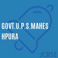 Govt.U.P.S.Maheshpura Middle School Logo