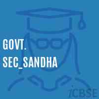 Govt. Sec_Sandha Secondary School Logo