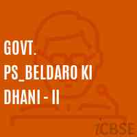 Govt. Ps_Beldaro Ki Dhani - Ii Primary School Logo