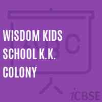 Wisdom Kids School K.K. Colony Logo