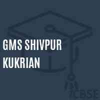 Gms Shivpur Kukrian Middle School Logo