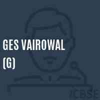 Ges Vairowal (G) Primary School Logo