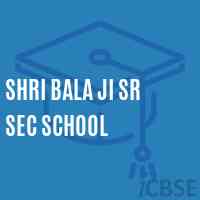 Shri Bala Ji Sr Sec School Logo