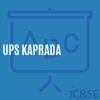 Ups Kaprada Middle School Logo