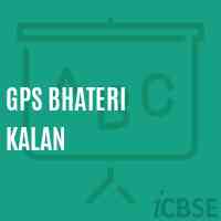 Gps Bhateri Kalan Primary School Logo