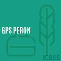 Gps Peron Primary School Logo