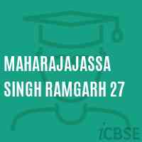 Maharajajassa Singh Ramgarh 27 Middle School Logo