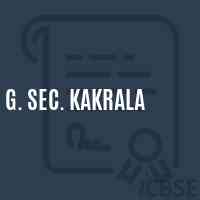 G. Sec. Kakrala Secondary School Logo
