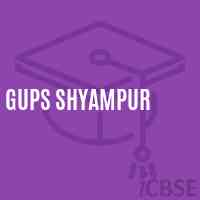 Gups Shyampur Middle School Logo