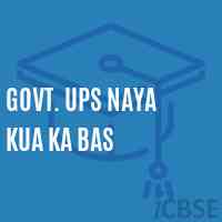 Govt. Ups Naya Kua Ka Bas Middle School Logo