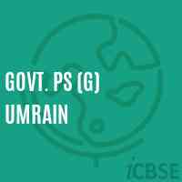 Govt. Ps (G) Umrain Primary School Logo