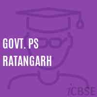 Govt. Ps Ratangarh Primary School Logo