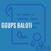 Ggups Baloti Middle School Logo