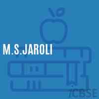 M.S.Jaroli Middle School Logo