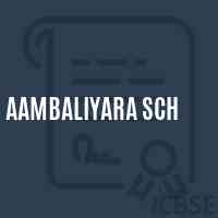 Aambaliyara Sch Middle School Logo