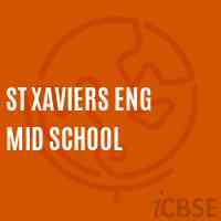 St Xaviers Eng Mid School Logo