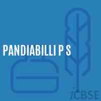 Pandiabilli P S Primary School Logo