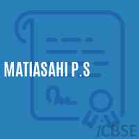 Matiasahi P.S Primary School Logo