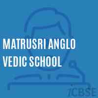 Matrusri Anglo Vedic School Logo