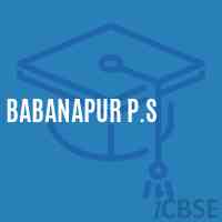 Babanapur P.S Primary School Logo