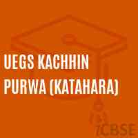 Uegs Kachhin Purwa (Katahara) Primary School Logo