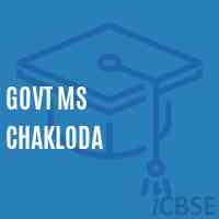 Govt Ms Chakloda Middle School Logo