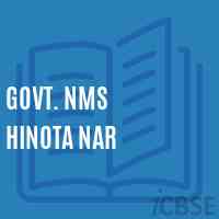 Govt. Nms Hinota Nar Middle School Logo