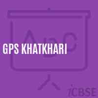 Gps Khatkhari Primary School Logo