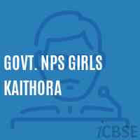 Govt. Nps Girls Kaithora Primary School Logo
