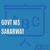 Govt Ms Sakarwat Middle School Logo