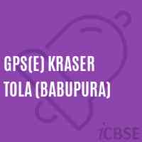 Gps(E) Kraser Tola (Babupura) Primary School Logo